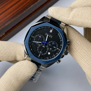 Black Dial & Blue Case