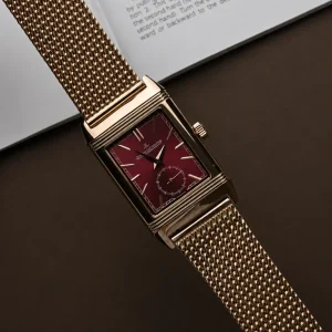 JC Red Dial Golden Bracelet