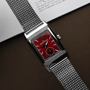 JC Red Dial White Bracelet