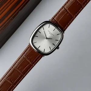 White Dial & Chocolate Strap