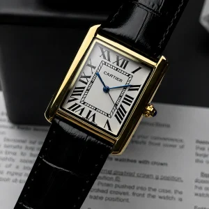 Black Strap & Gold Case