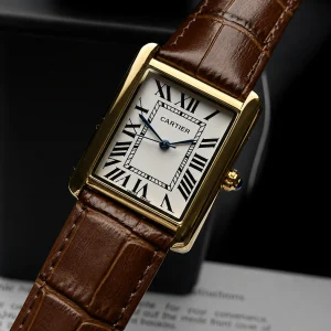 Chocolate Strap & Gold Case